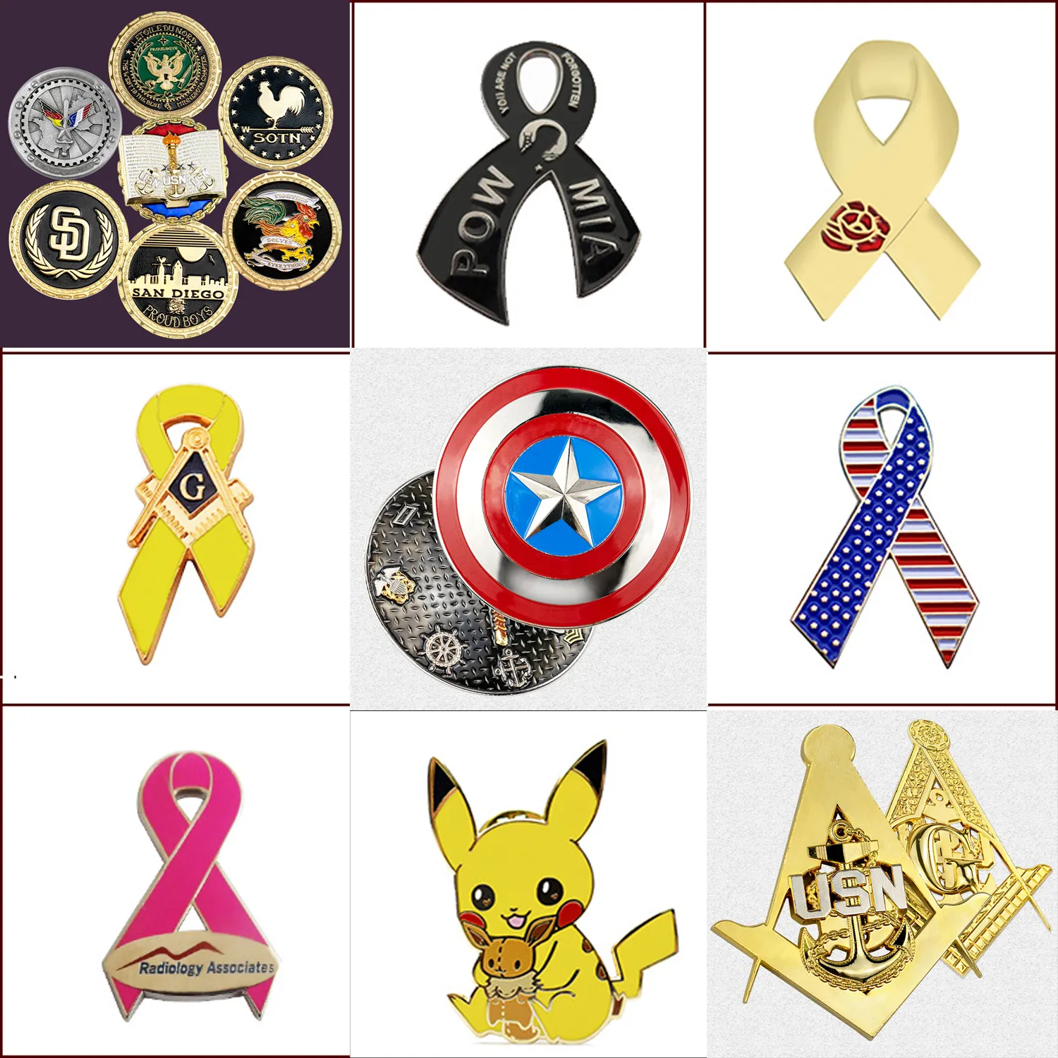 Name Brooch Pin Personalized 5
