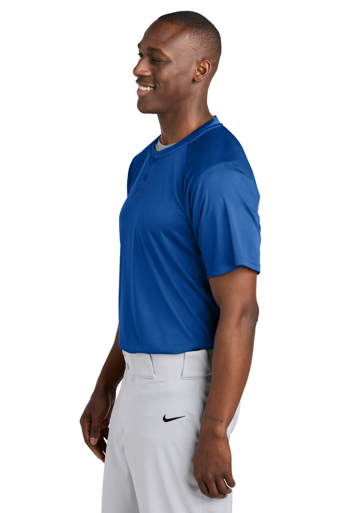 Sport-Tek PosiCharge Competitor 2-Button Henley ST359 6