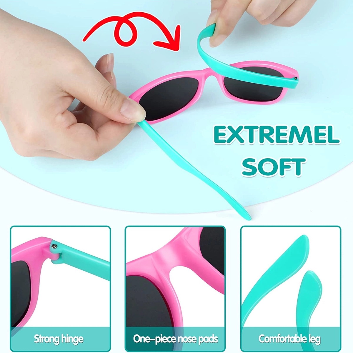 Party Favor Kids Sunglasses Uv400 Protection 4