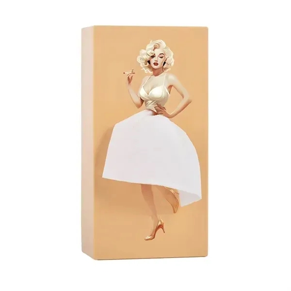 Anime Girl Cartoon Tissue Box Cover - Cute Decorative Holder 3