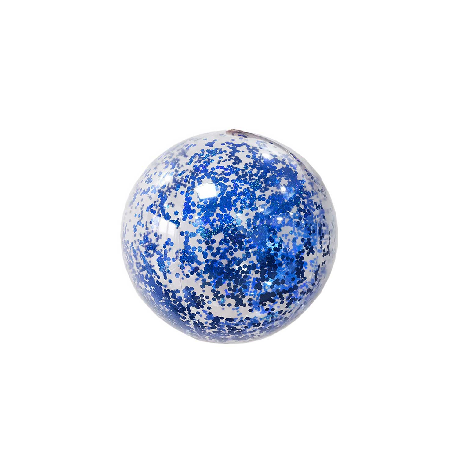 16/24in PVC Inflatable Beach Ball - Transparent Glitter Toy 8