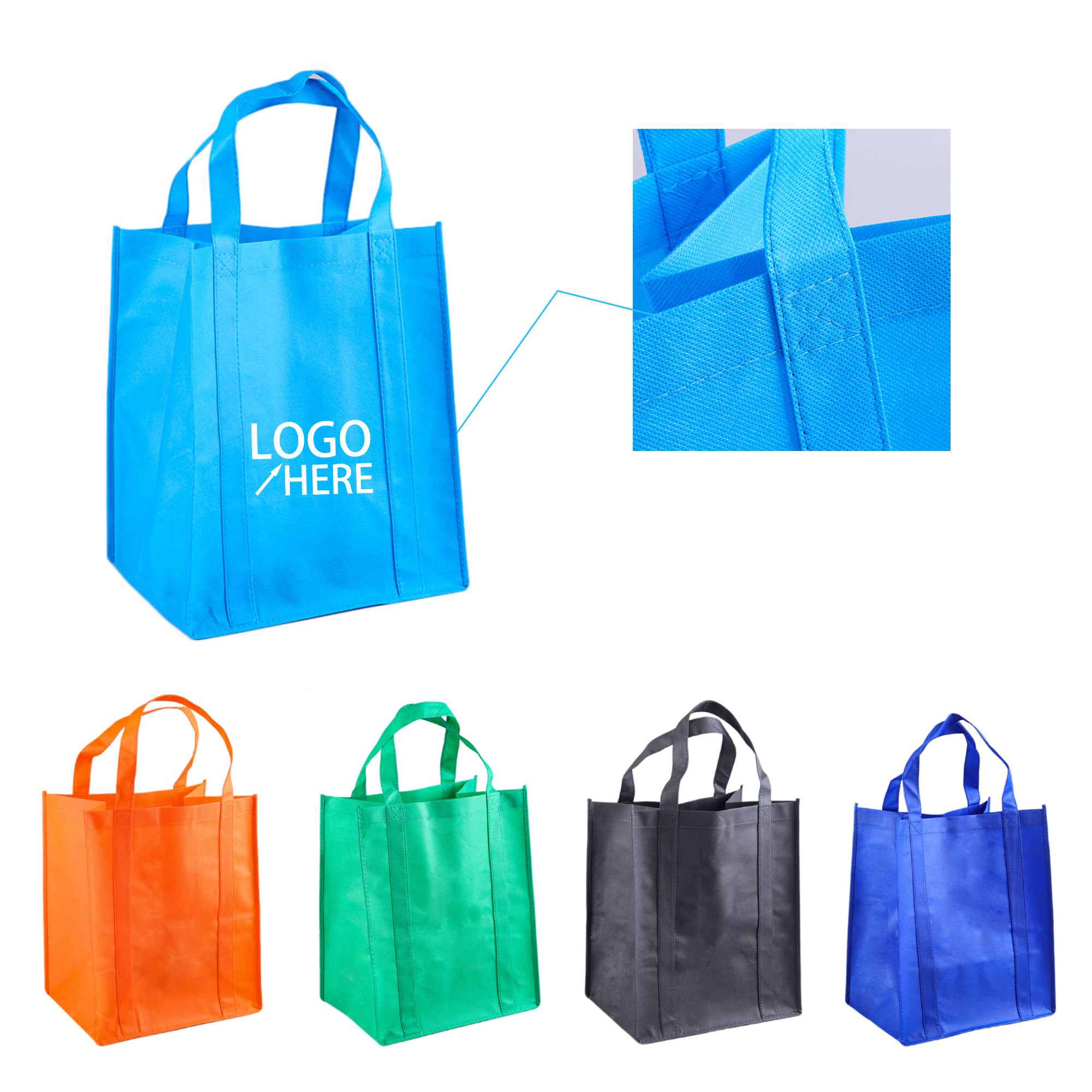 Durable Non-Woven Fabric Carryall Tote Bag 1