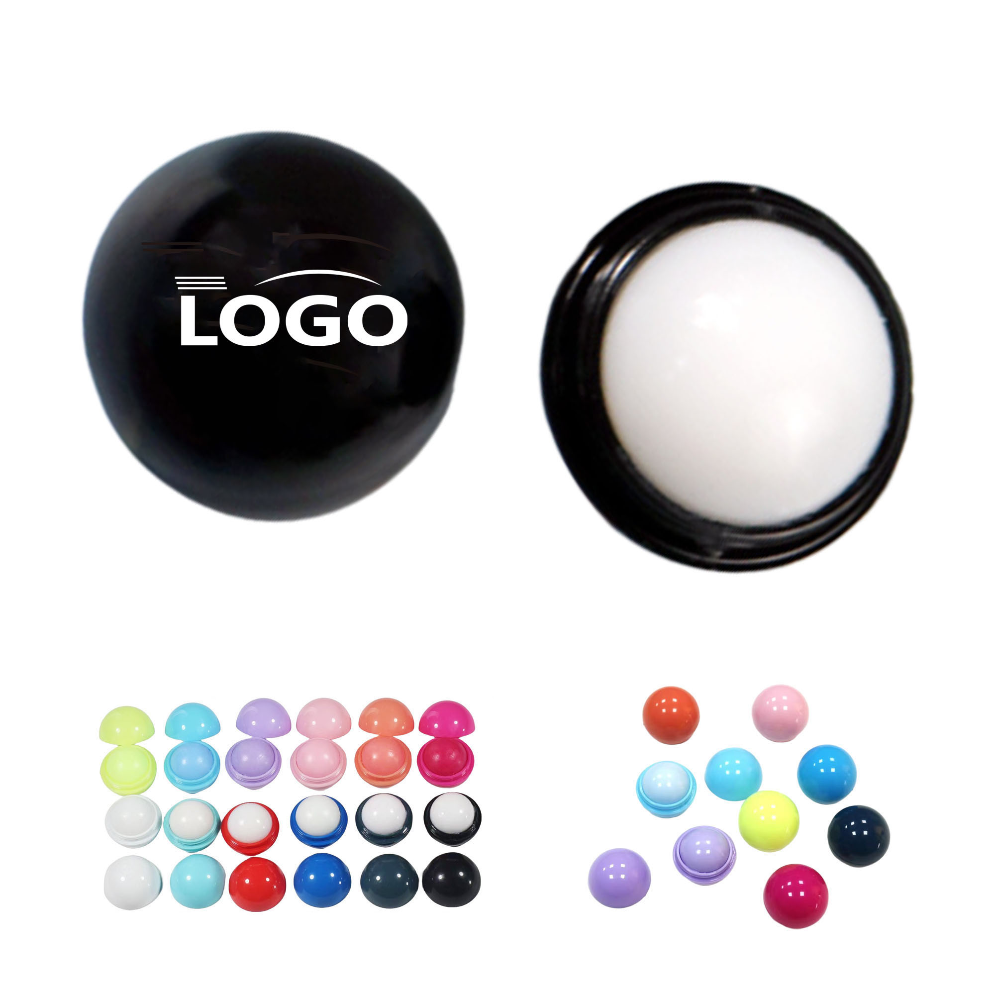 Round Scented Lip Balm 1