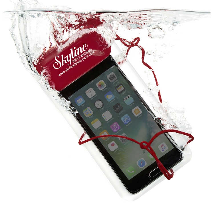 "Truckee" Clear Touch Through Water-Resistant Cell Phone and Accessories Carrying Case 27