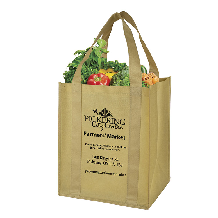 13"W x 15"H x 10"Gusset -"SUPER MEGA" Grocery Shopping Tote Bag 47