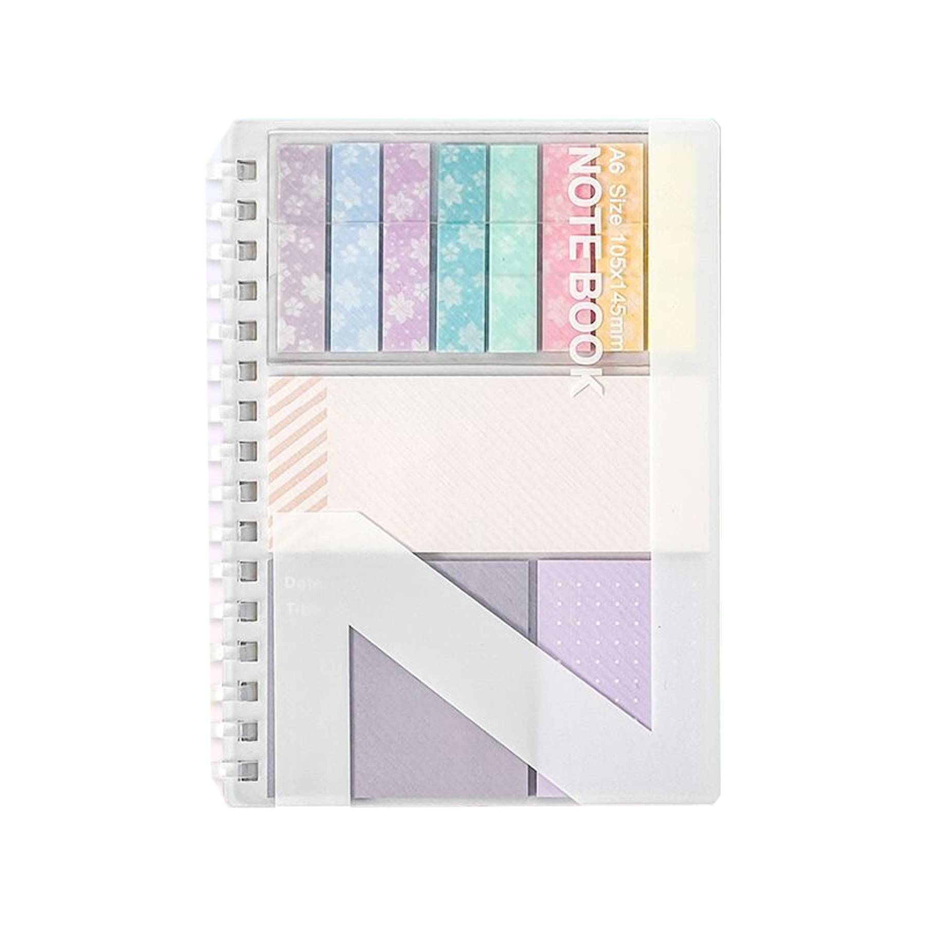 Journal Notebook with post notes 9