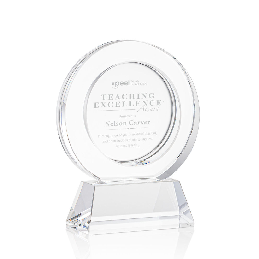 Templeton Award on Base - Clear 3