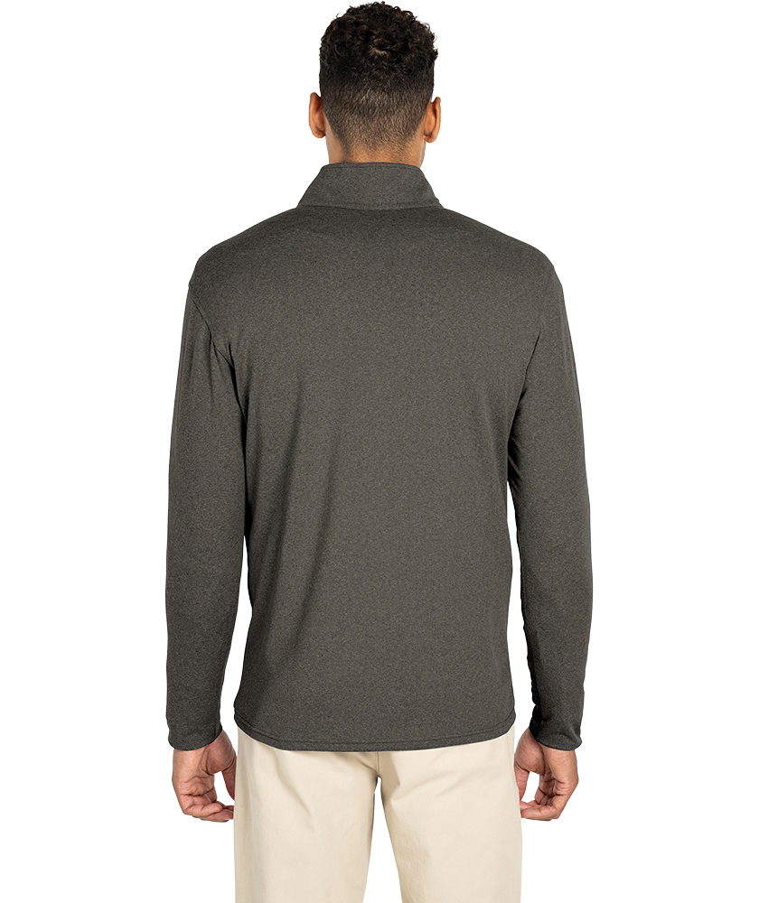Men's Heathered Eco-Logic Stretch Quarter Zip