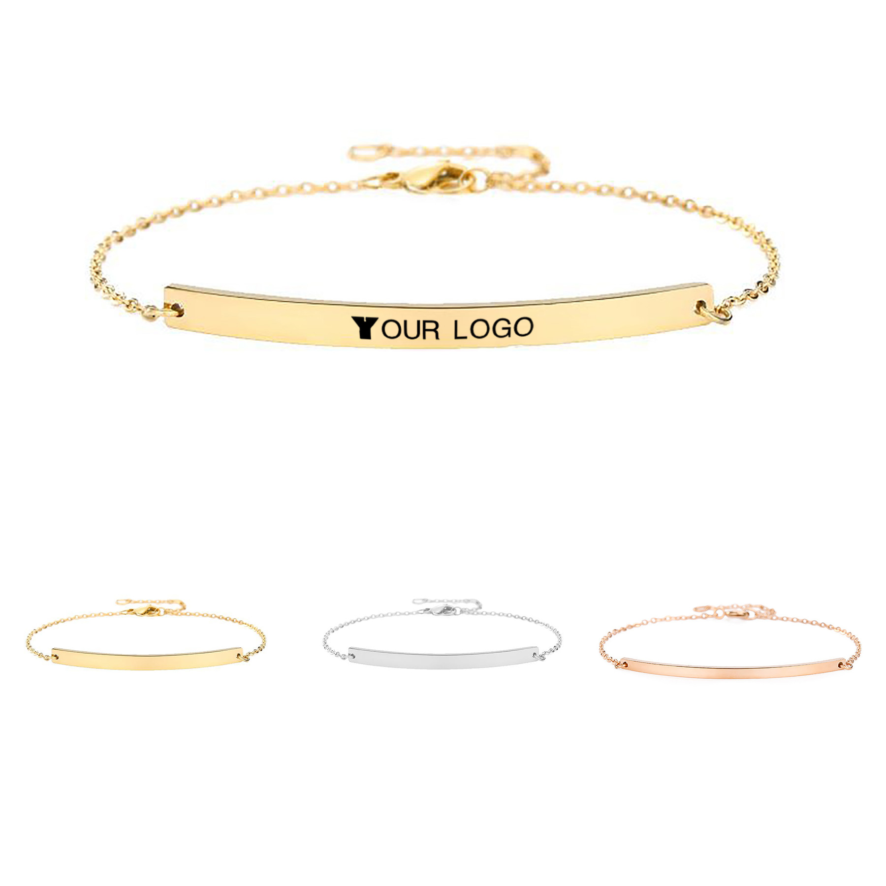 Gold Bar Bracelet 2