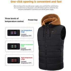 15 Zones Color Changing Hat Heated Vest Jackets 4