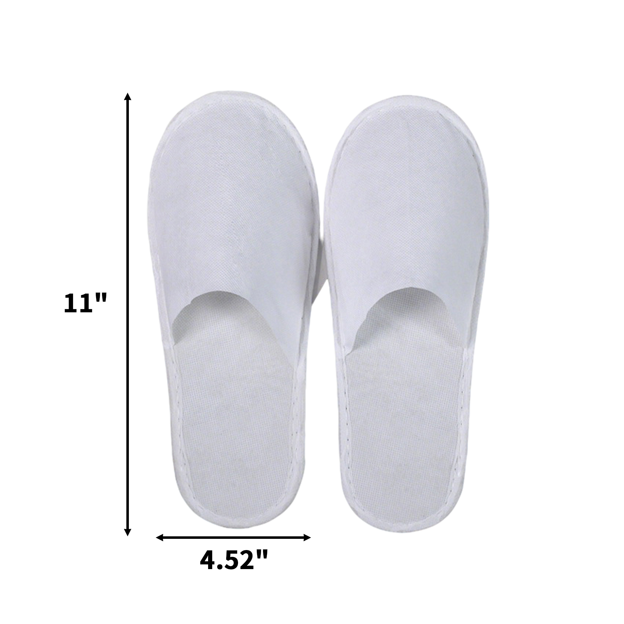 Full Color Spa Guest Slipper 11" x 4.5" 4