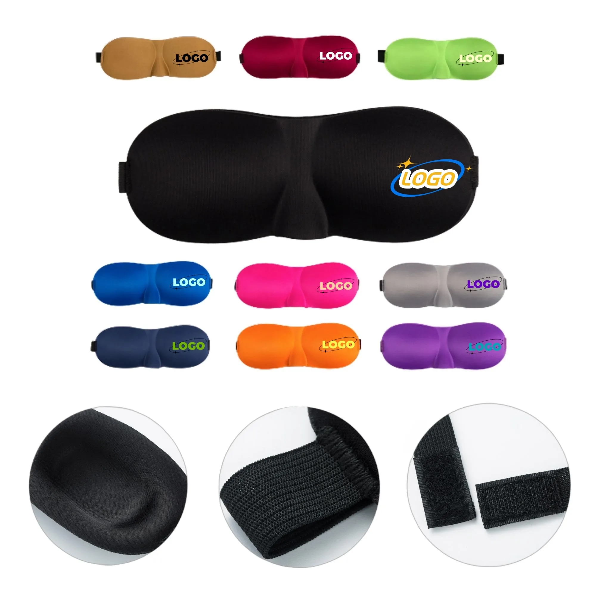 3D Eye Mask School Office Travel 1