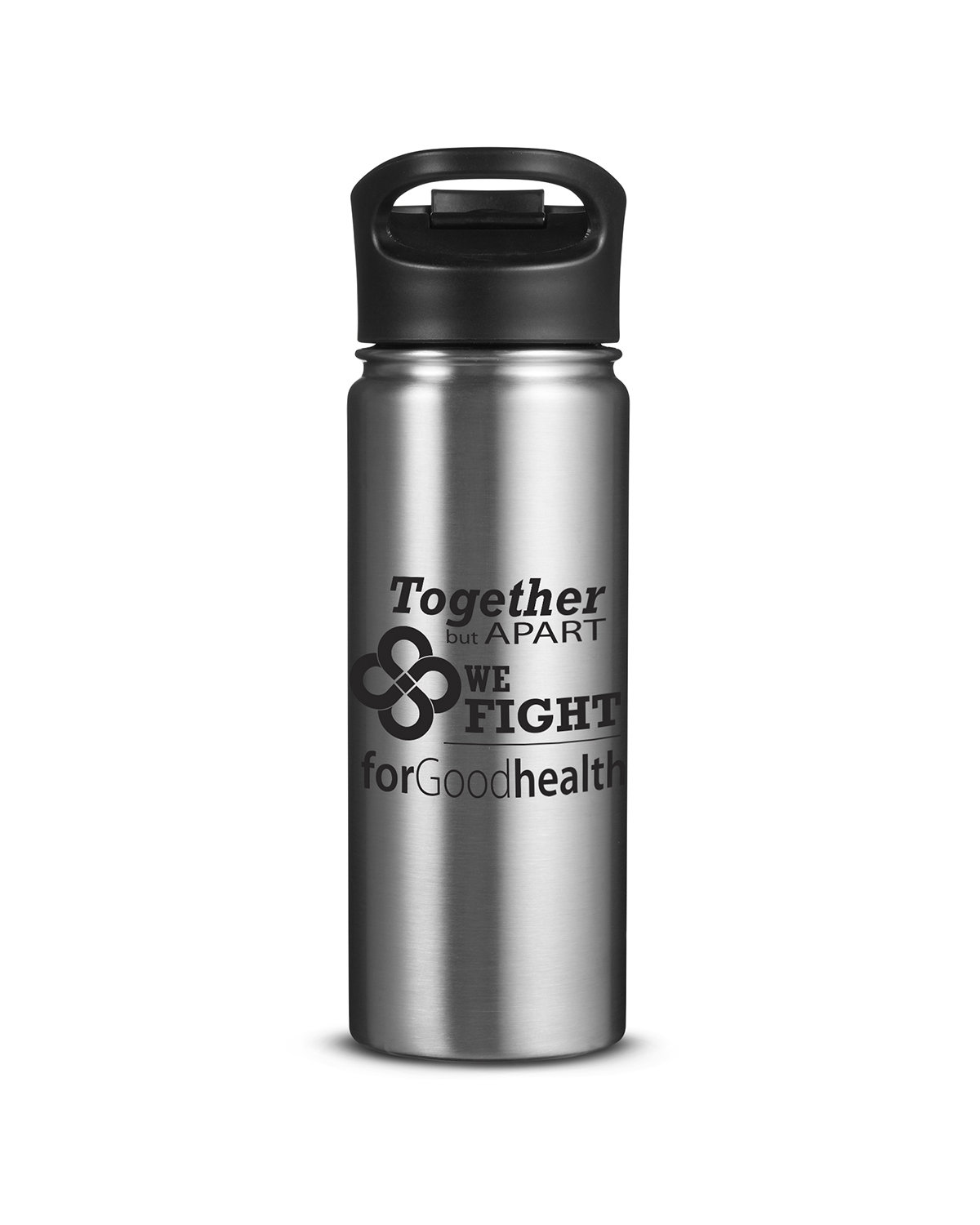 18 oz Double-Wall Vacuum Bottle With Sip-Thru Top 2