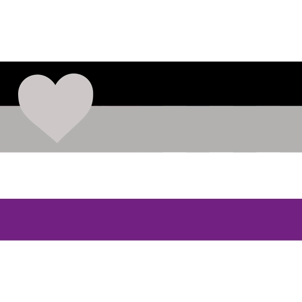 Demiromantic Antenna Flag - Design 1 1