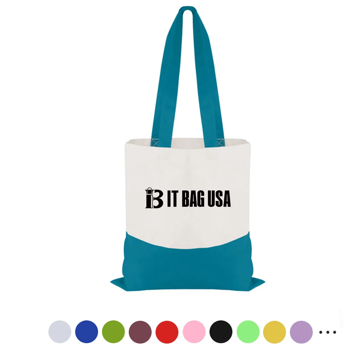 Natural Economy Cotton Canvas Tote Bag, custom tote bag with logo imprint 2