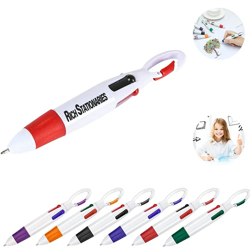 Four Colores Plastic Ballpoint Pen 3