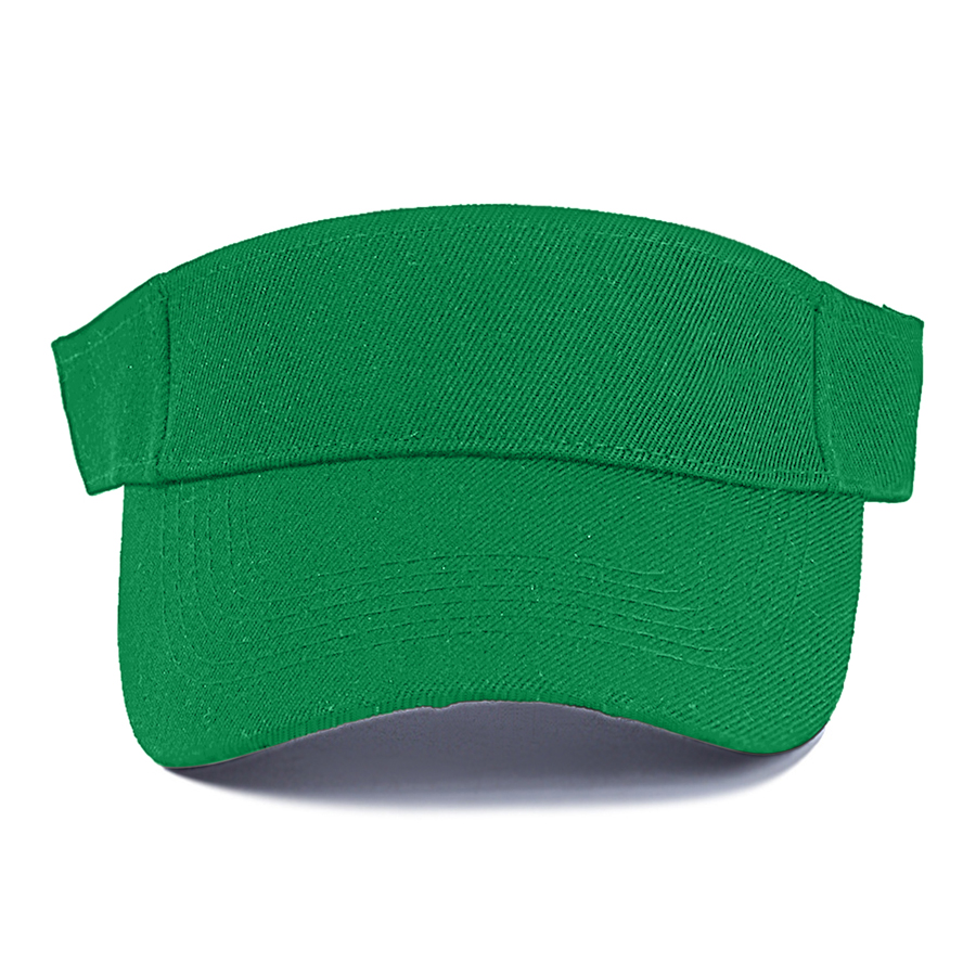 Kids' Stock Solid Color Polyester Visor - Sports Style 23