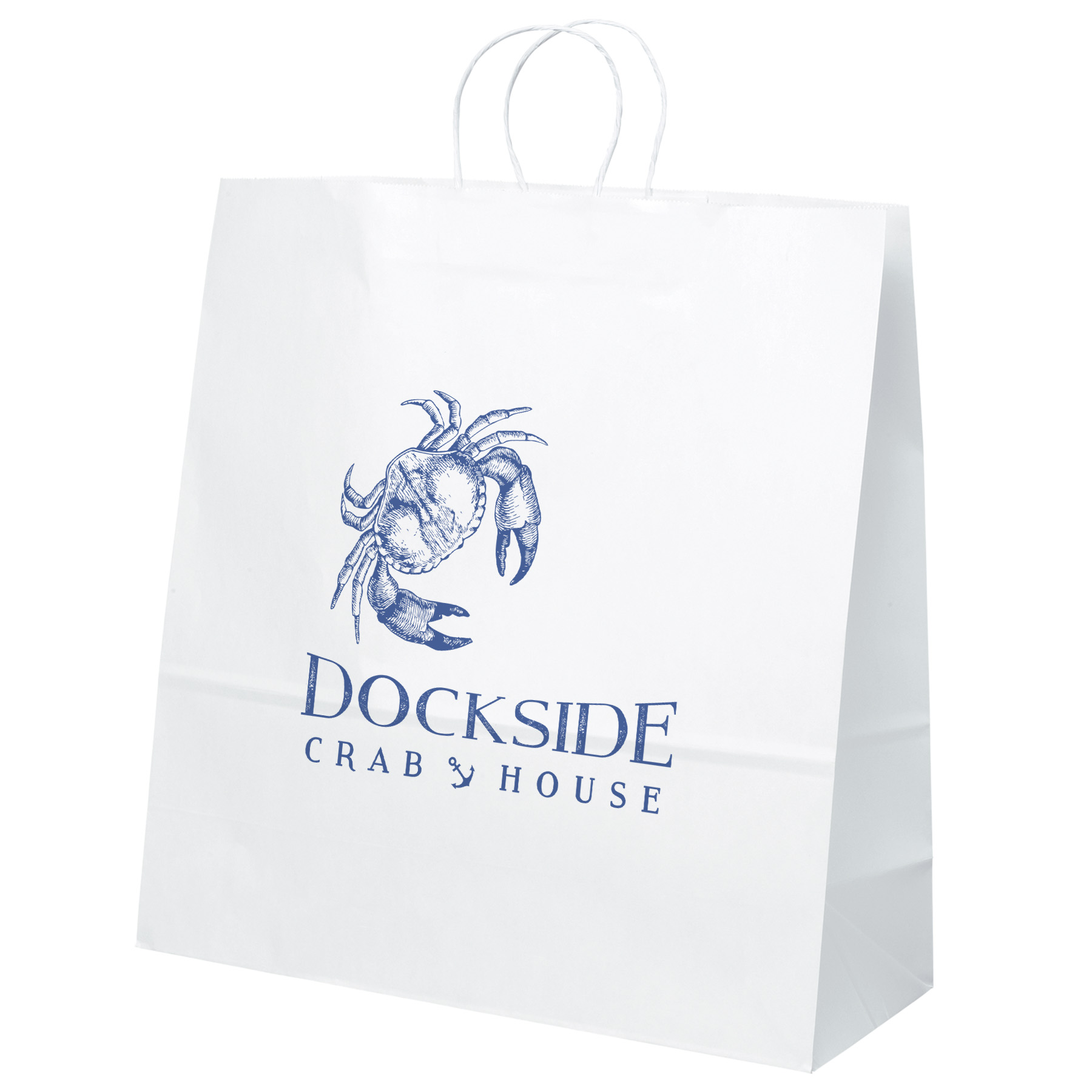 Duke - White Shopper - Flexo Ink Print 3