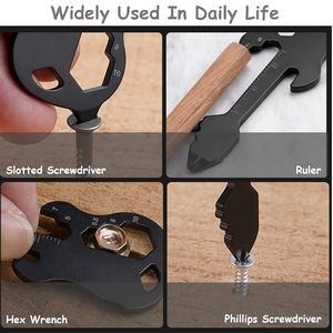 Versatile Key Chain Wrench Ruler Bottle Opener 16