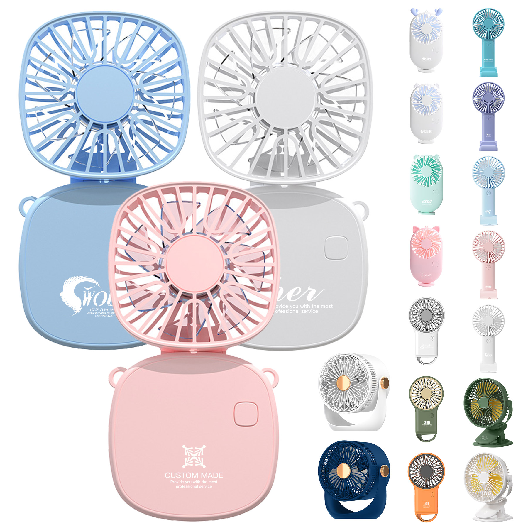 USB Rechargeable Foldable Mini Fan 11