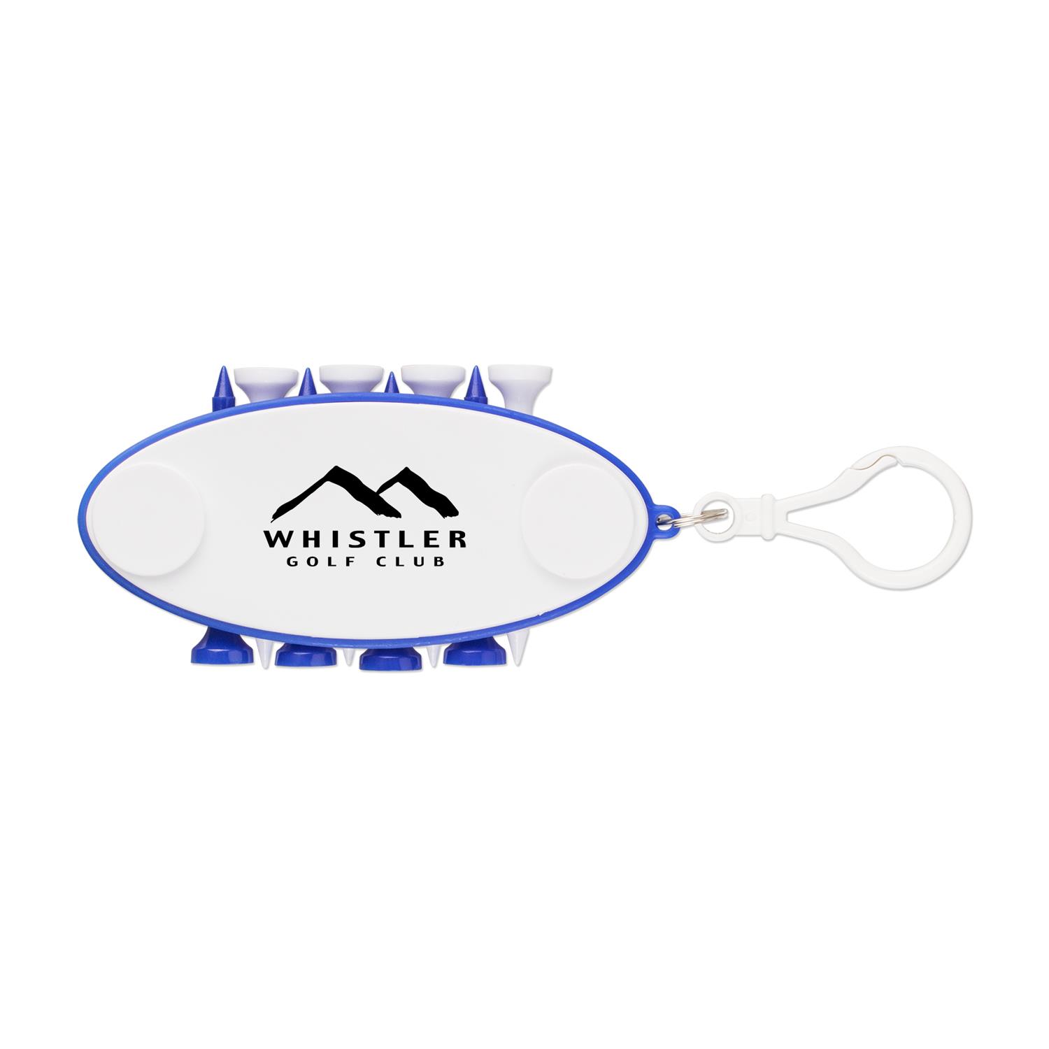 10 Piece Golf Tee Set Keychain 1