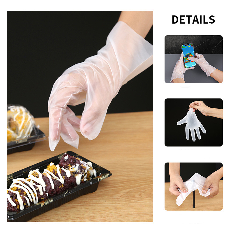 TPE material Disposable gloves 2