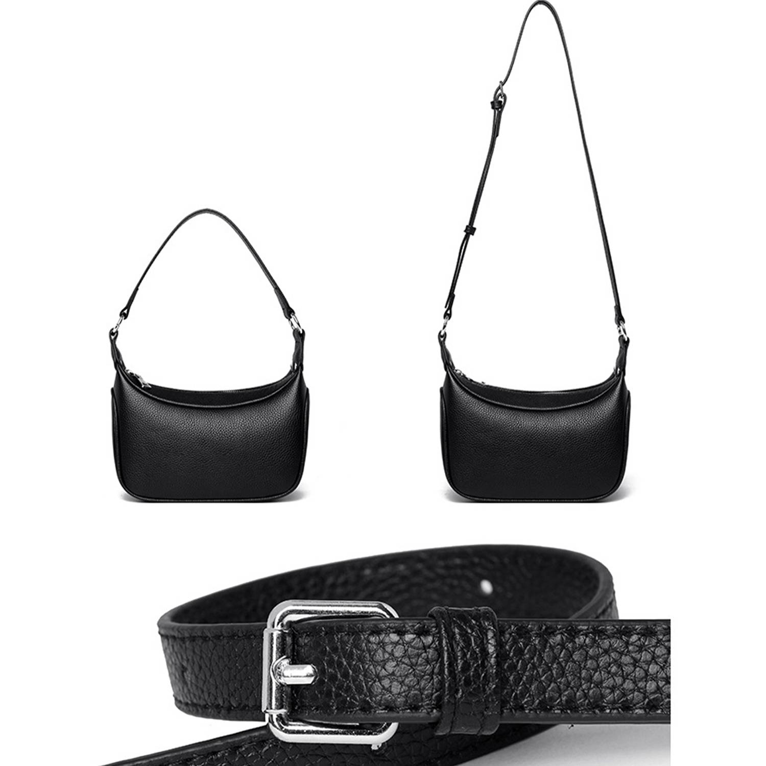 Real Leather Tote Shoulder Bag 5