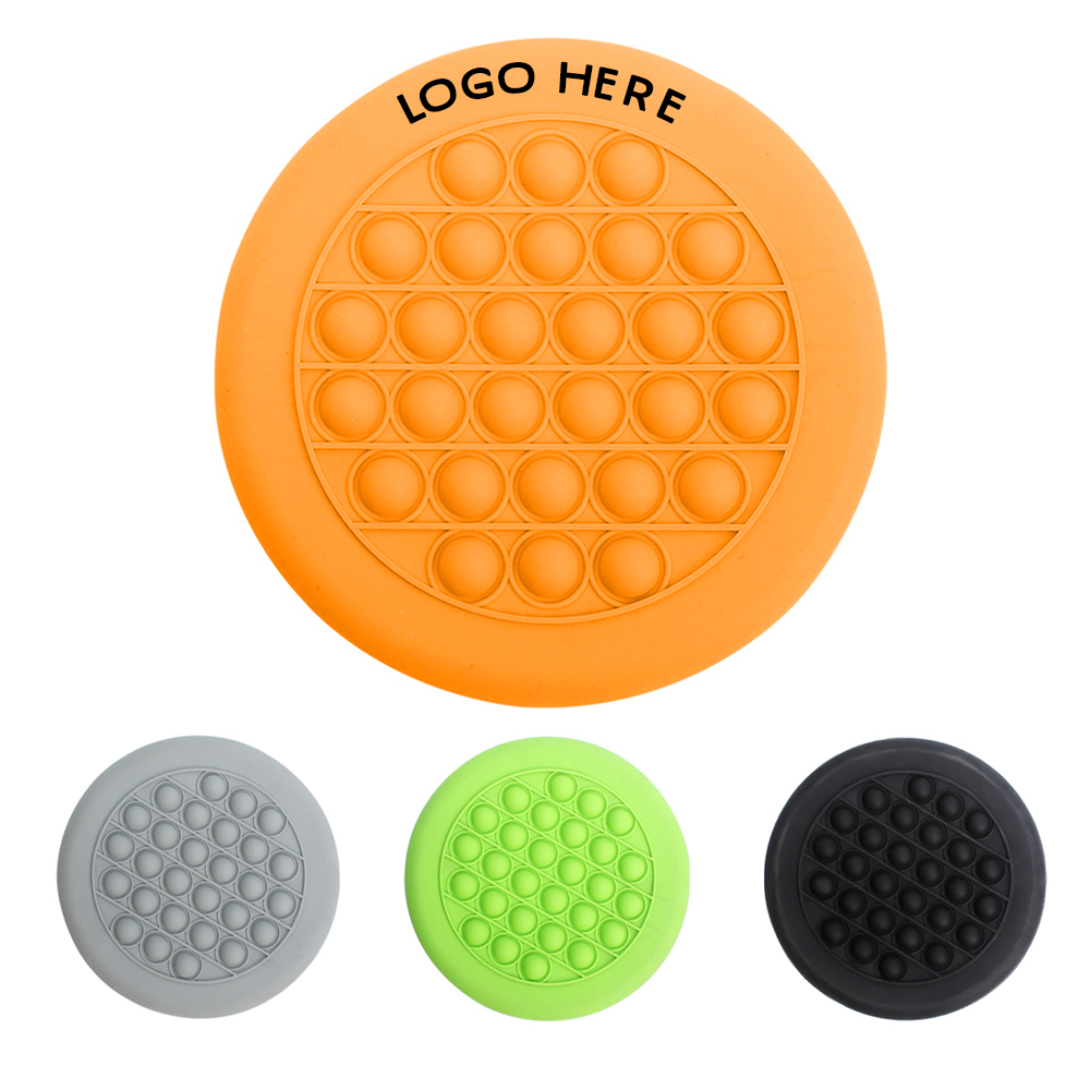 Push Pop Stress Reliever Flying Disc 1