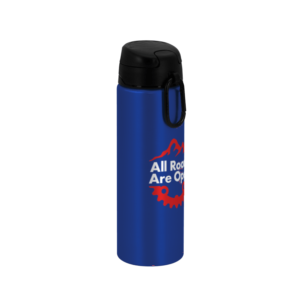 FastFlow Recycled Aluminum Bottle with Flip Lid, custom water bottle with logo imprint 137