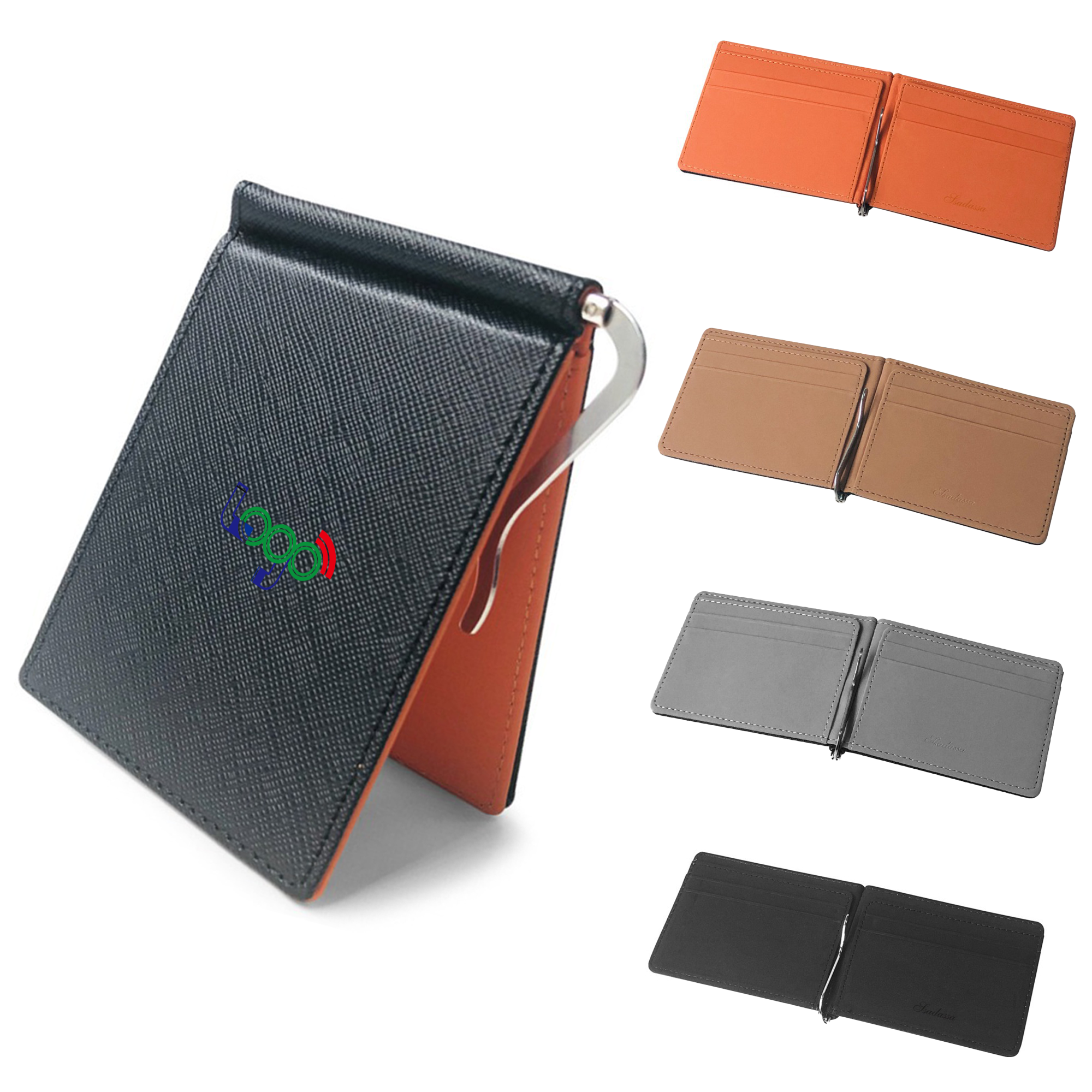 Saffiano PU Leather Wallet - Compact & Stylish 3