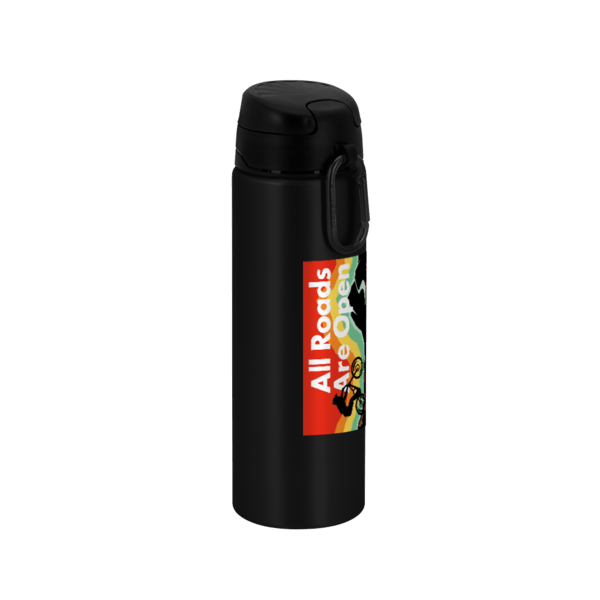 FastFlow Recycled Aluminum Bottle with Flip Lid, custom water bottle with logo imprint 152