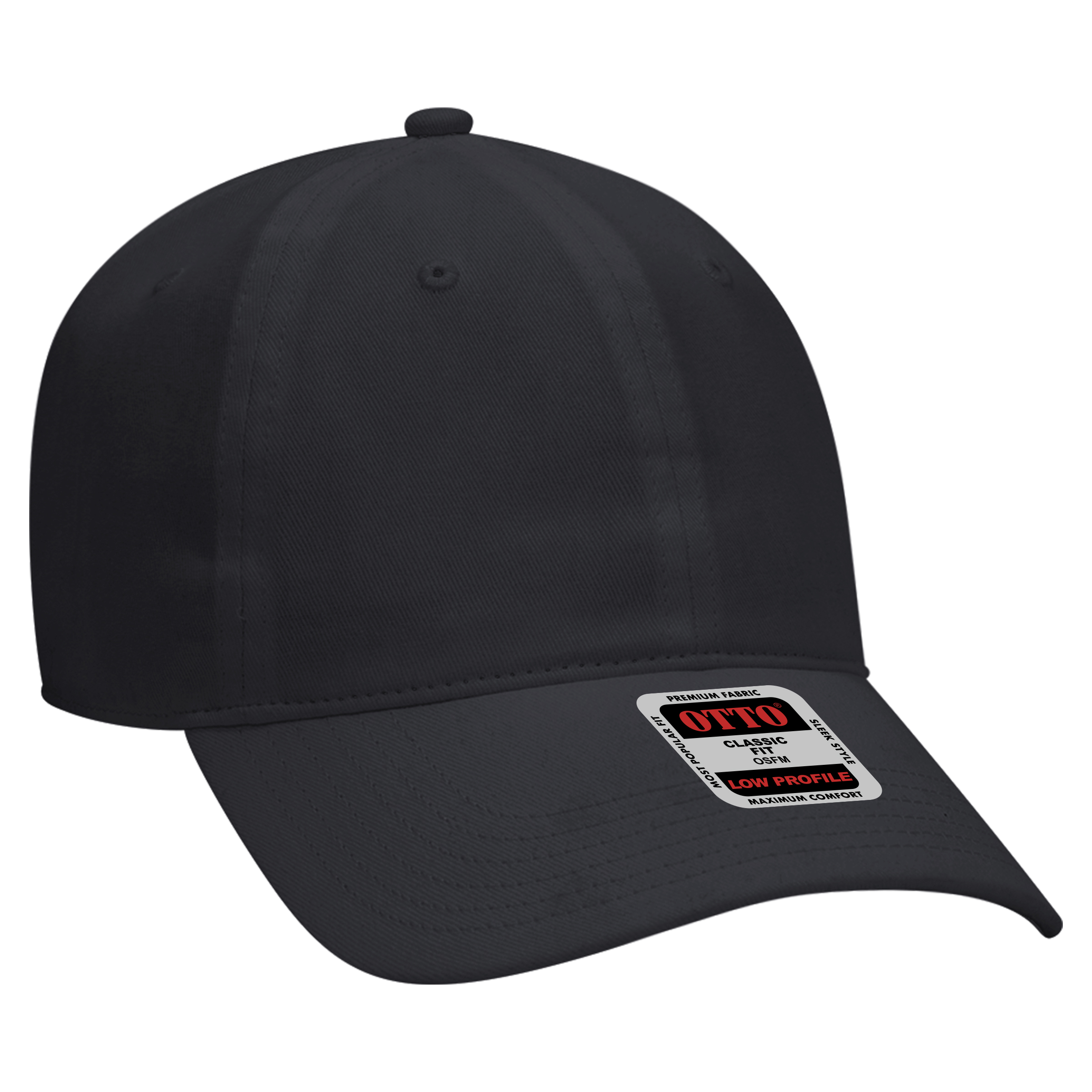 OTTO CAP® 6 Panel Low Profile Baseball Cap 6