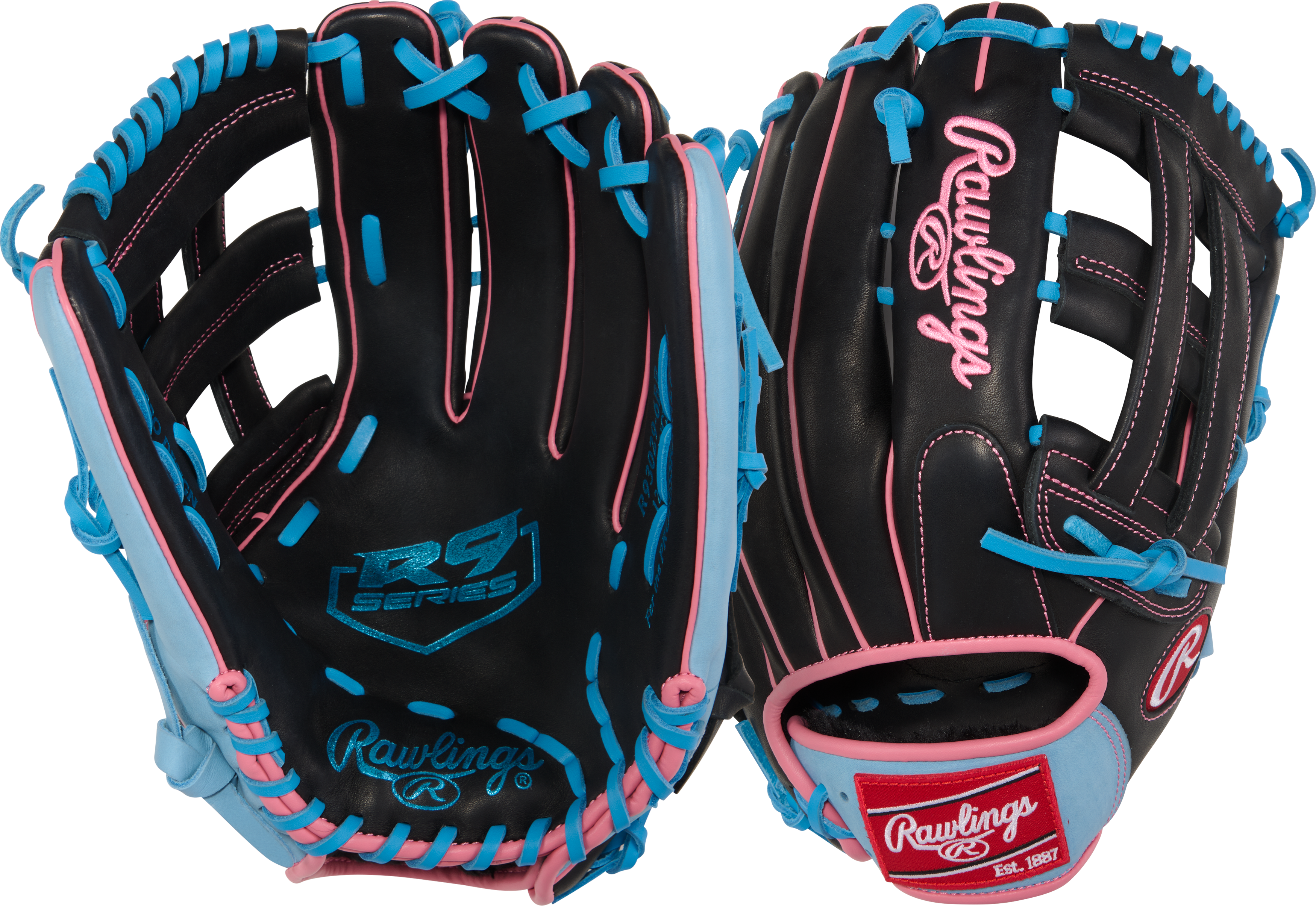 Rawlings R9 12.75 in Baseball  Glove, Outfield 1