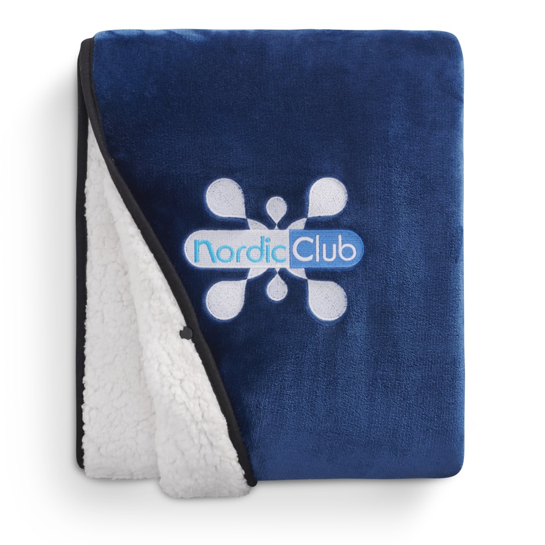 Oversized Wearable WFH Cozy Fleece Sherpa Blanket 47