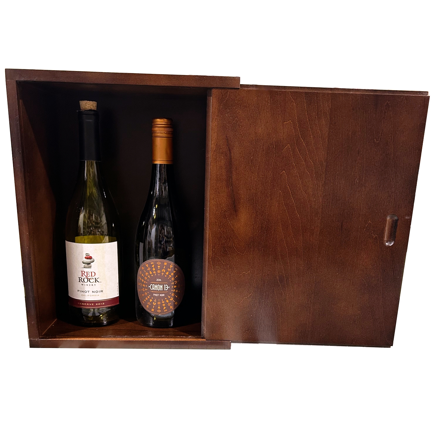 Sliding Lid Wine Box, 10.875 x 13.875 x 5.875" 15