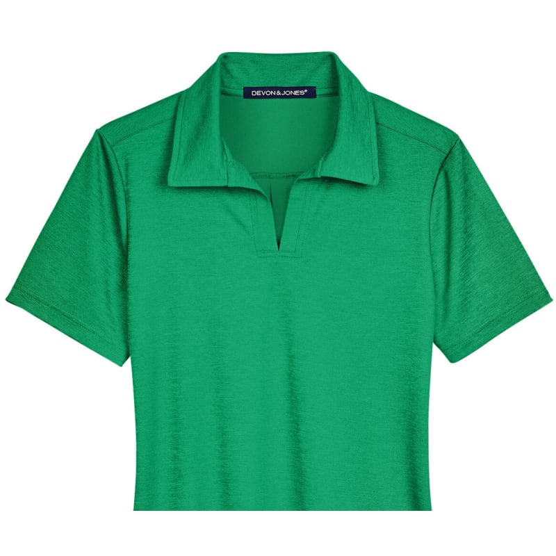 Devon & Jones CrownLux Performance™ Ladies' Address Melange Polo 2