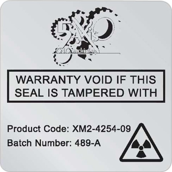 Tamper Evident Labels 1