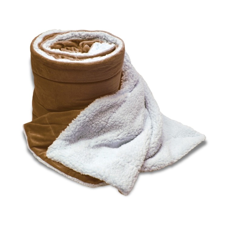 Oversize Micro Mink Sherpa Blanket