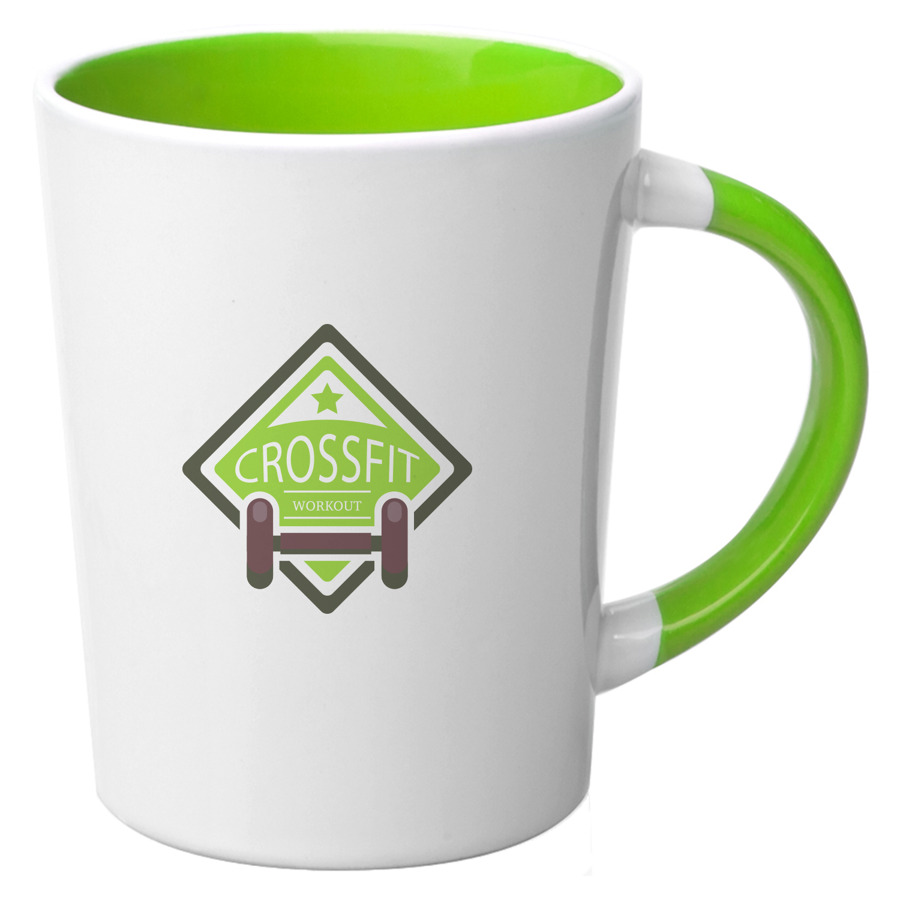 13 oz. Albany Two-Tone Latte Personalized Mug 11
