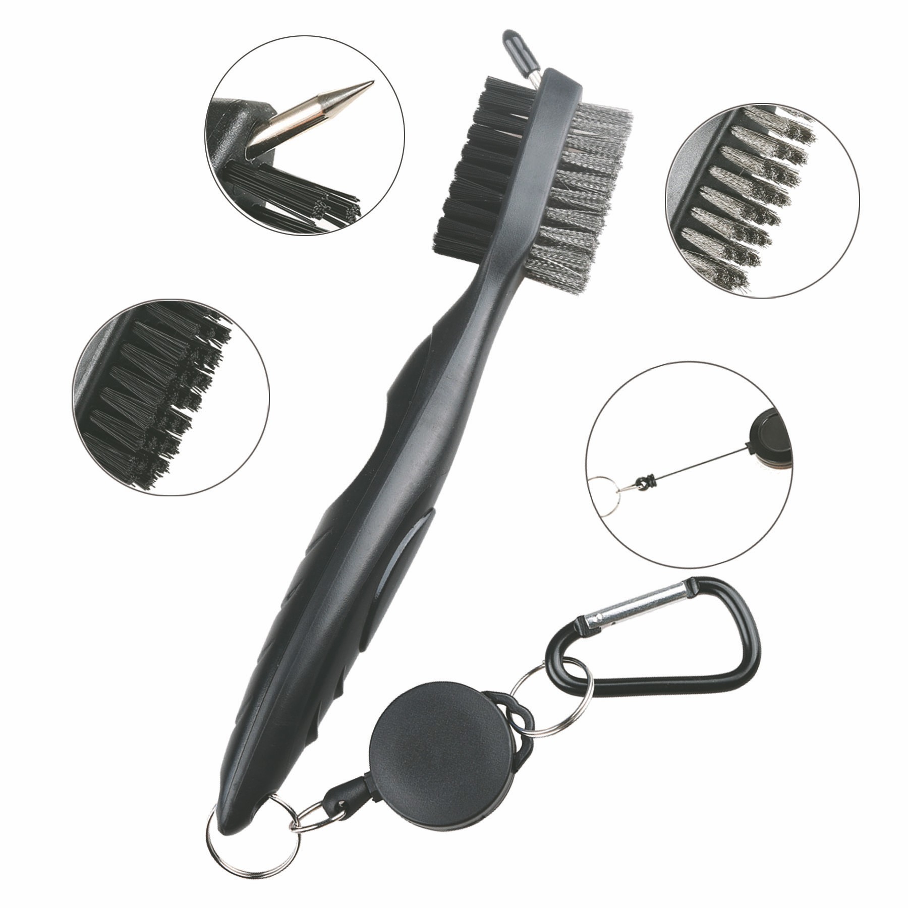 3-In-1 Golf Club Cleaning Brush 3