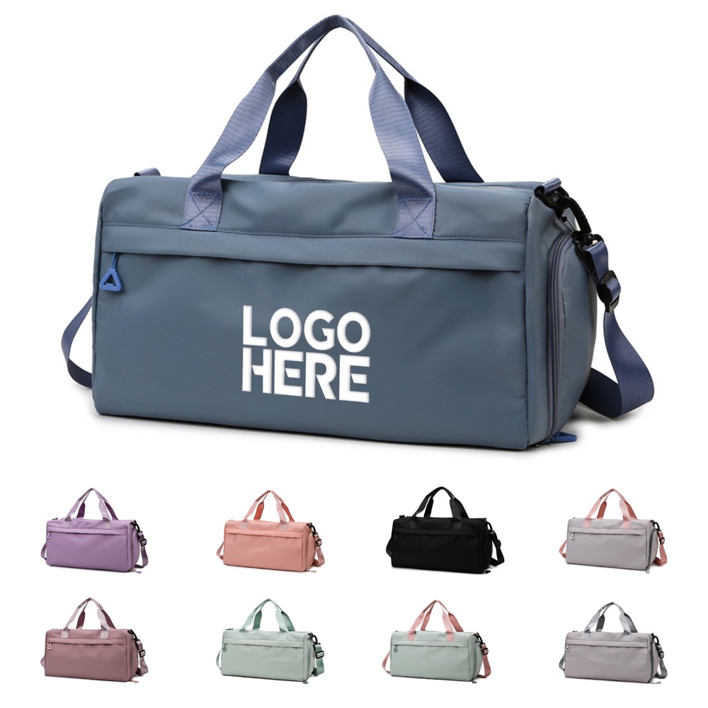 Solid Color Minimalist Style Waterproof Gym Bag 2