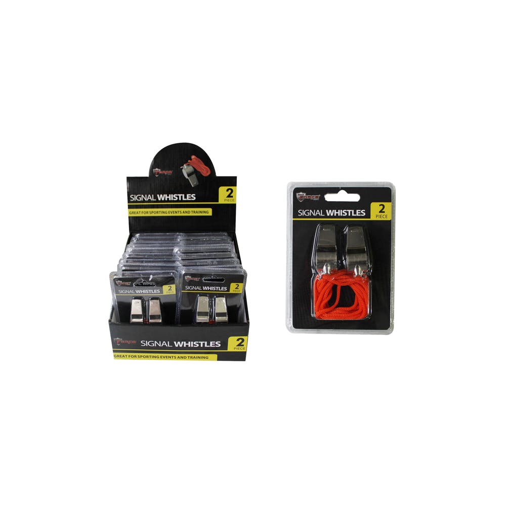 Sports Whistles Red 2 Pack 2
