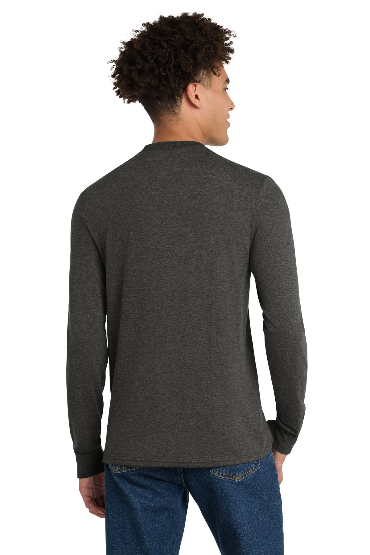 District Perfect Tri Long Sleeve Tee . DM132 25