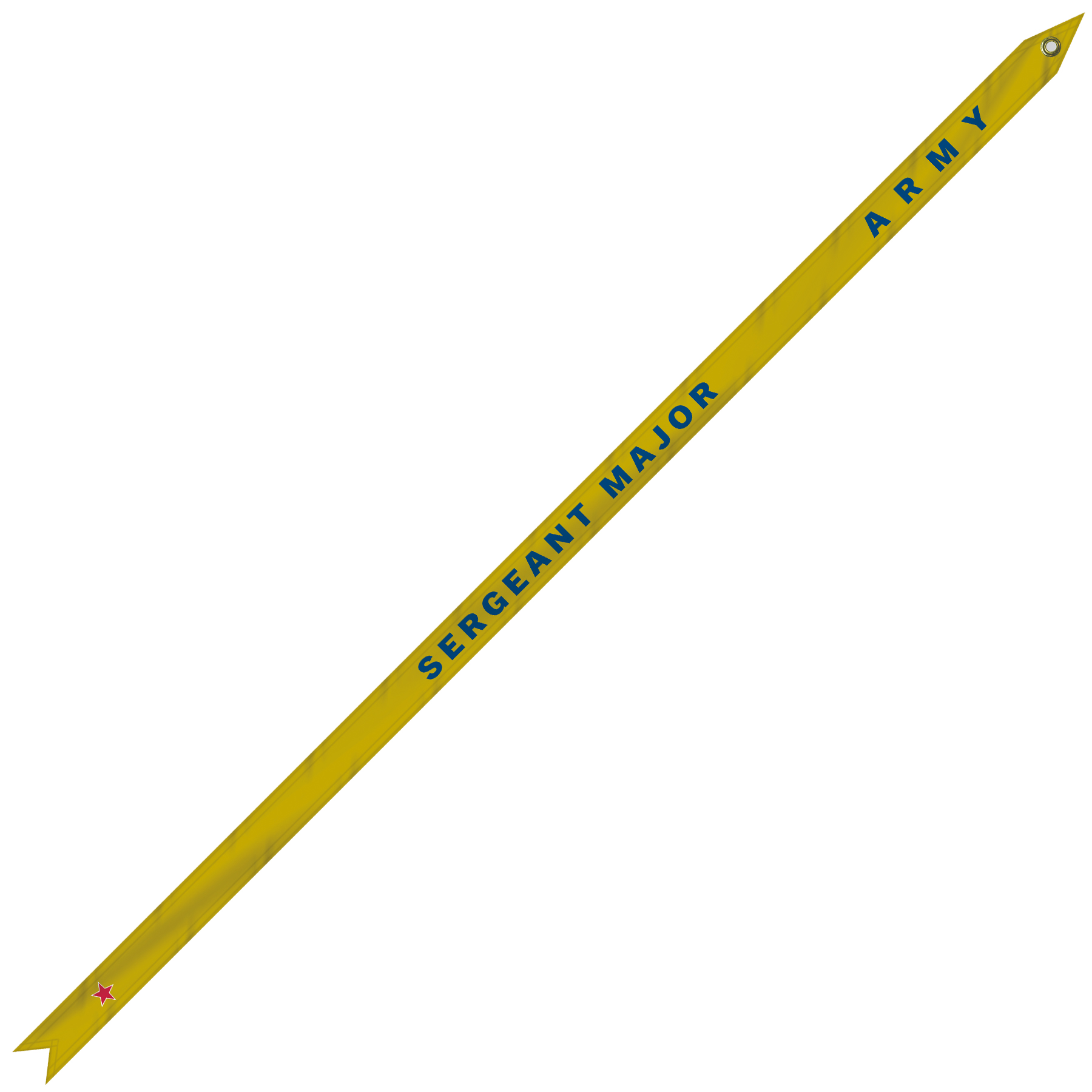 1 1/2" x 48" Custom Printed Knit Polyester Streamer 3