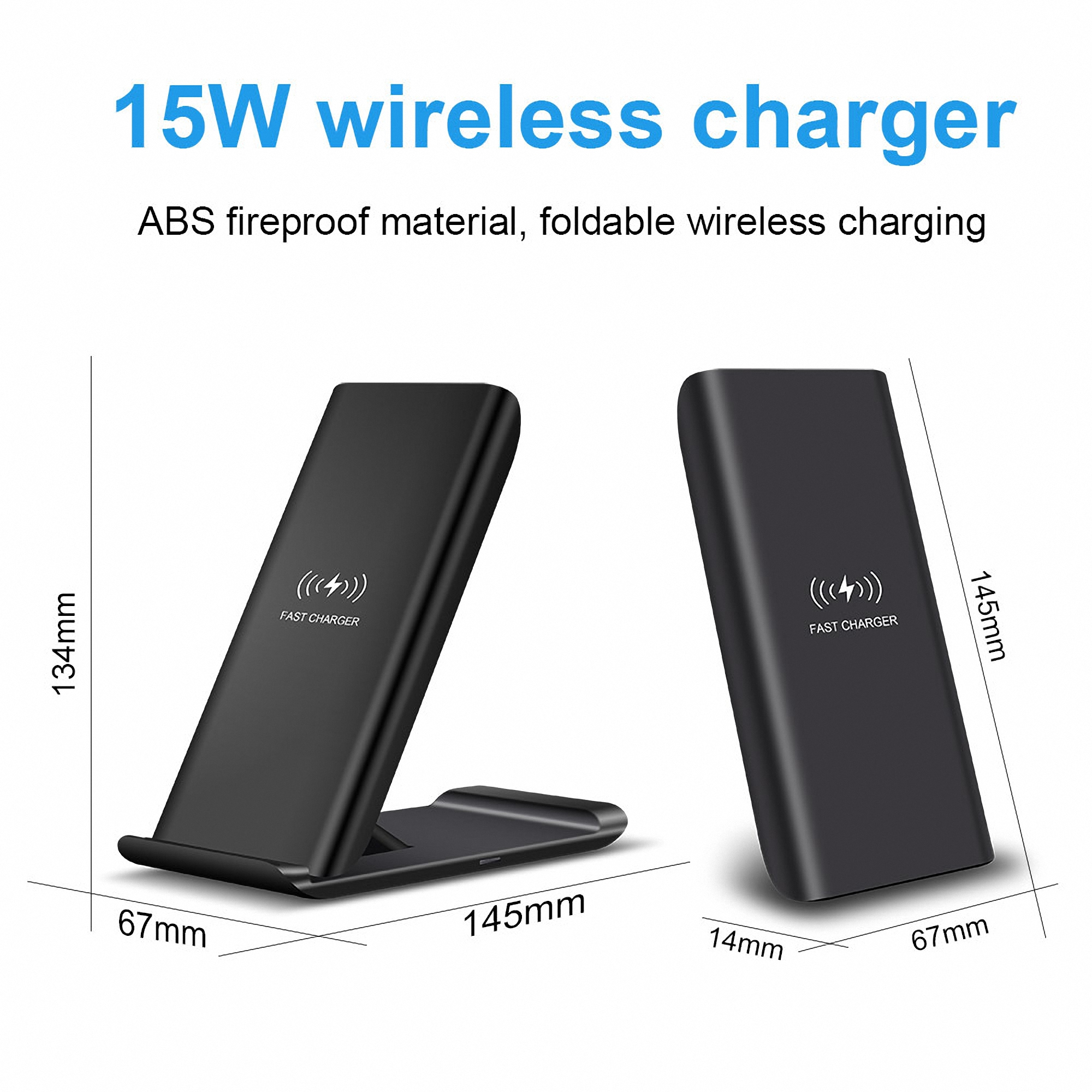 Fast Charging 10W Foldable Wireless Charger 4