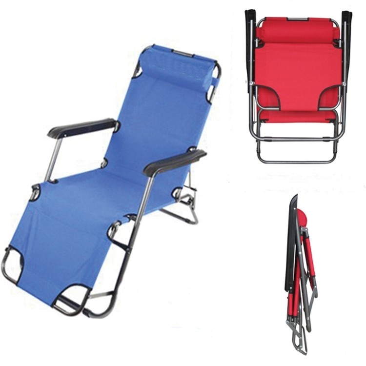 Folding Beach Chair Bed, Deck Chair, Sun Loungers 2