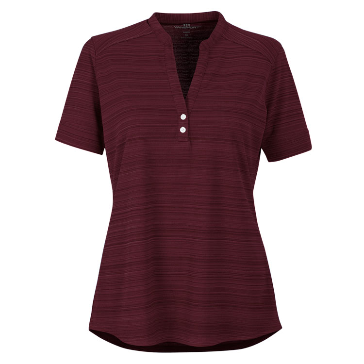 Vansport Ladies Strata Textured Polo 3