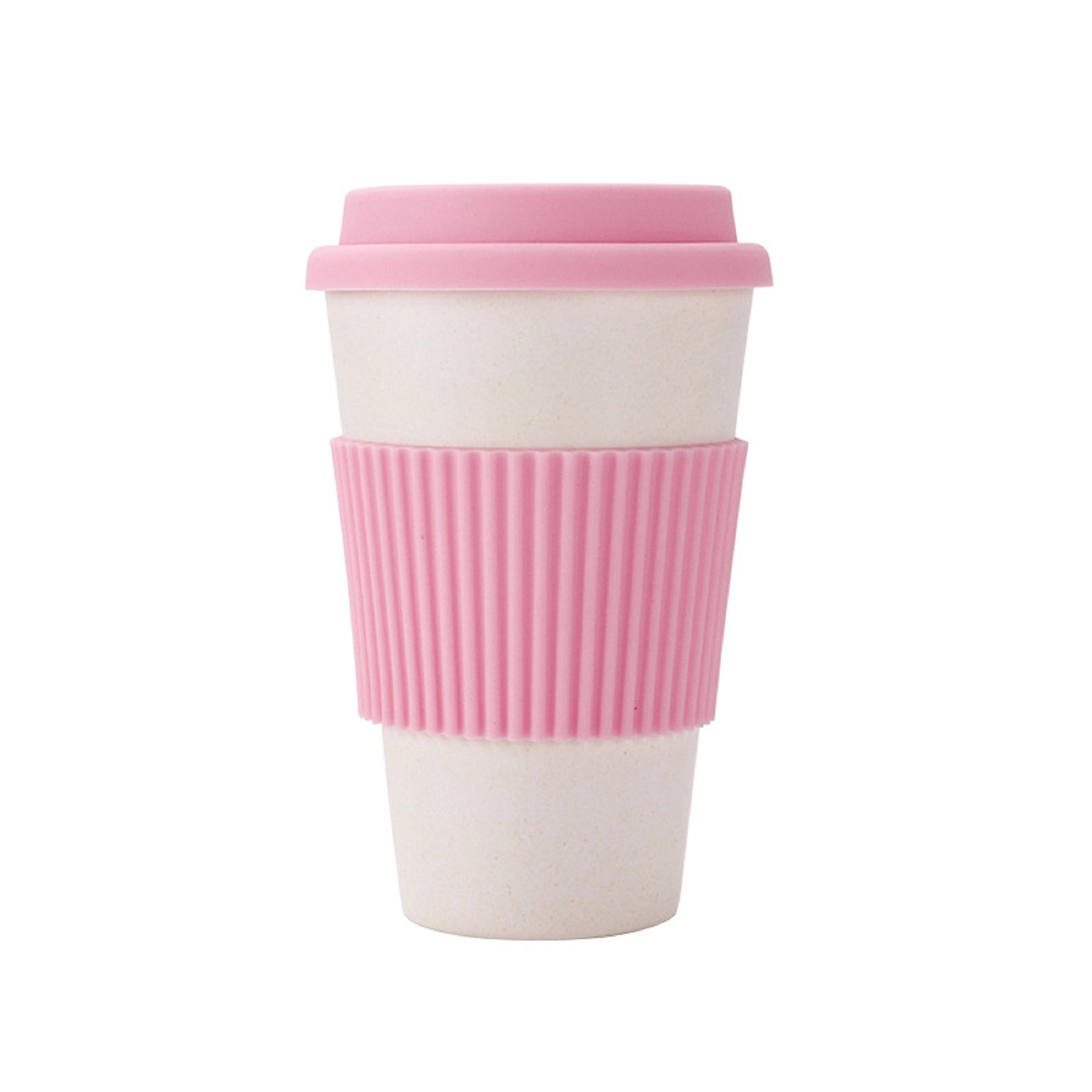 10 OZ Bamboo Fiber Reusable Coffee Cup 9