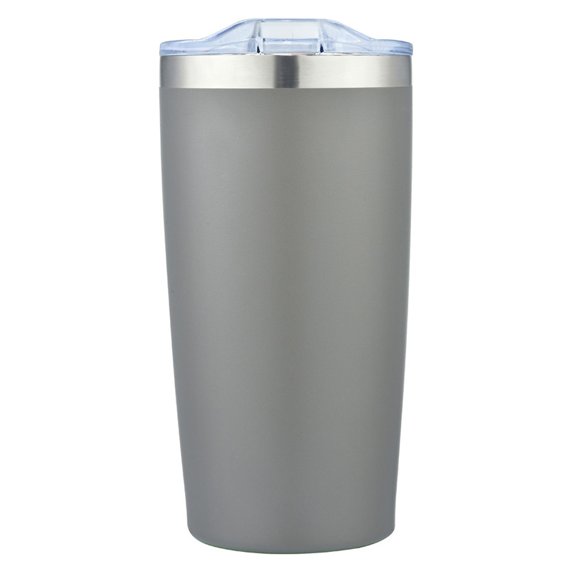 20oz. Stainless Steel Hot / Cold Beverage Tumbler with Slide Lid 1