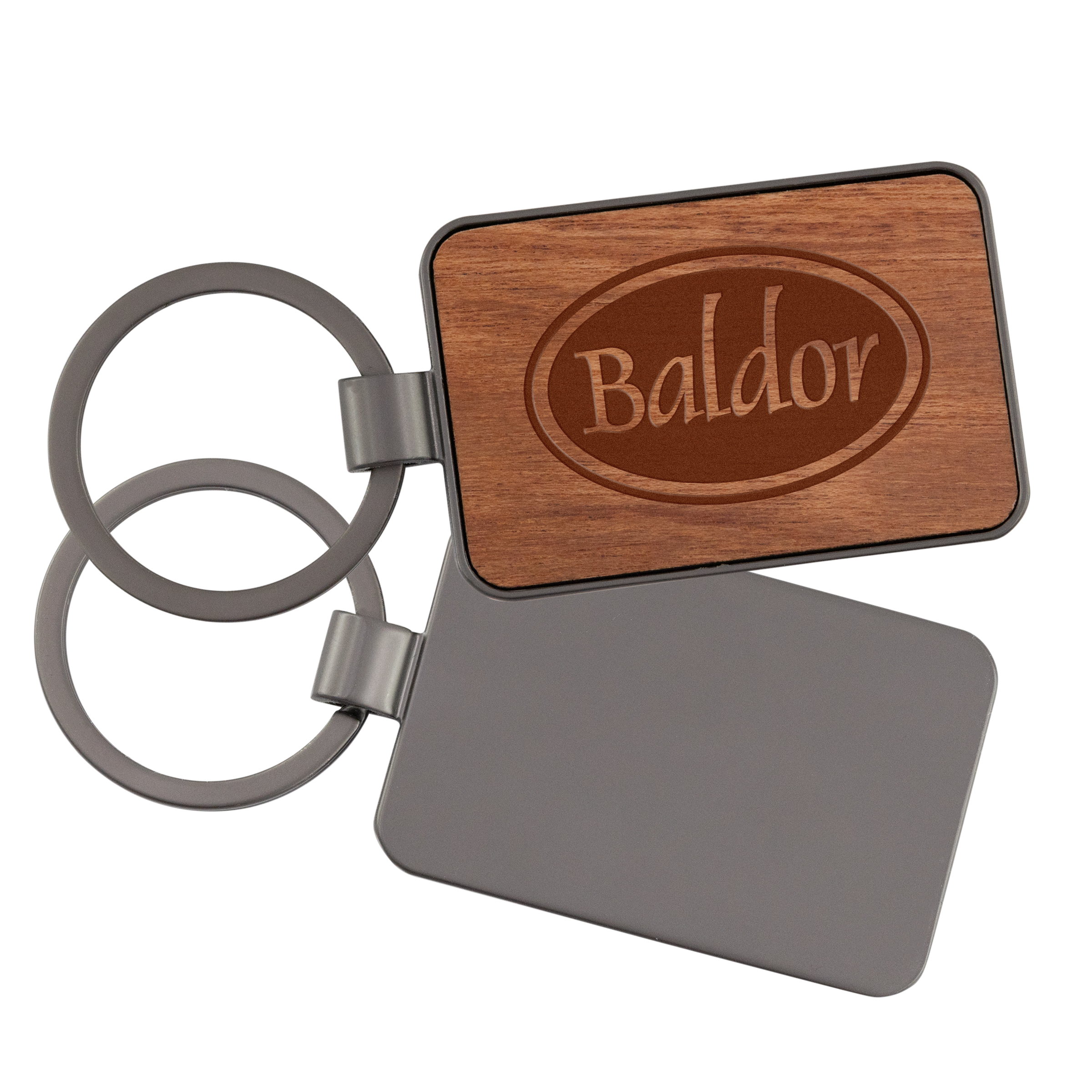 Wood Inlay Keytag 11